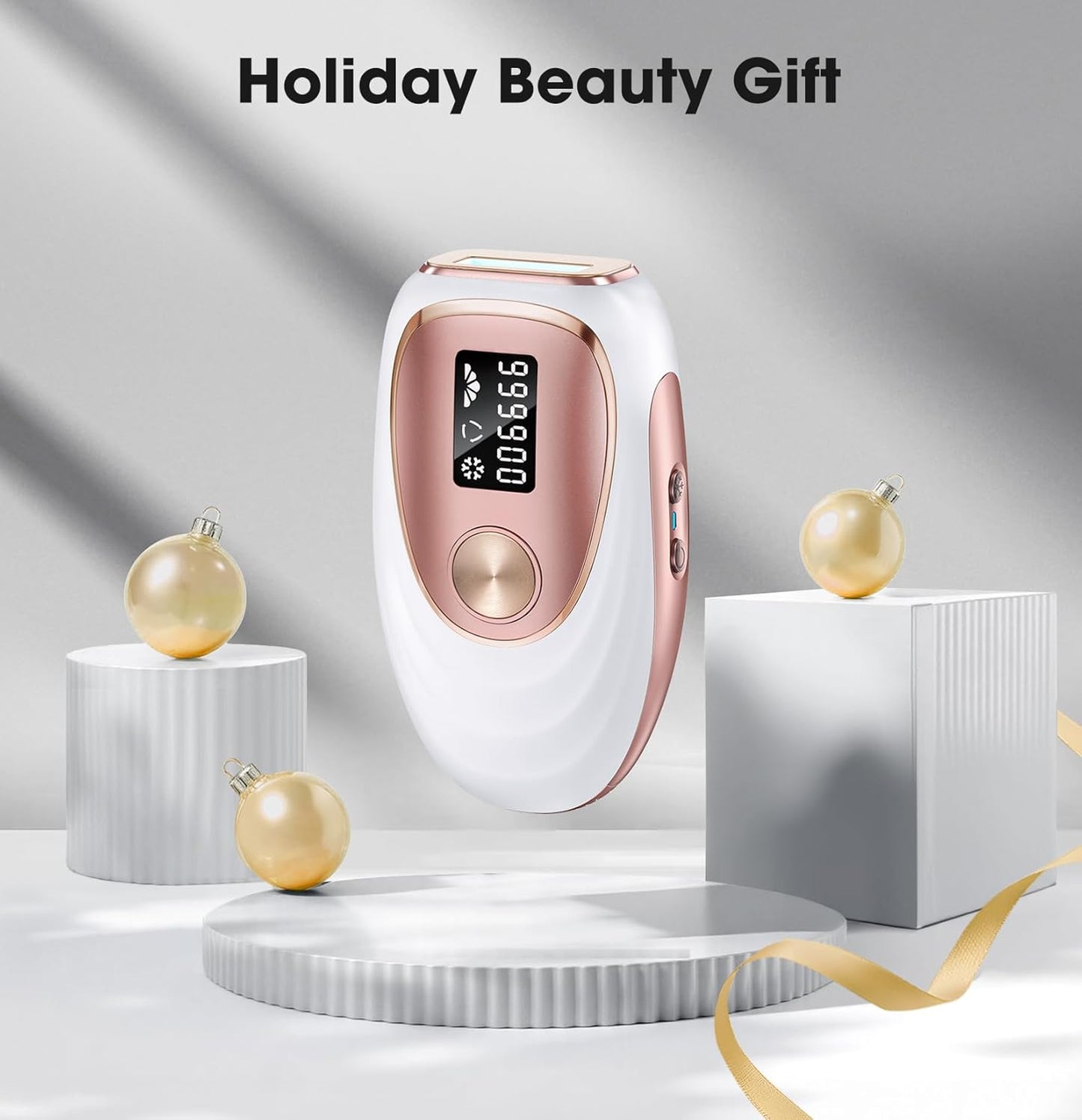 IPL Laser Hair Removal Device for Women & Men - Home 45°F Ice-Cooling Contact for Painless & Long-Lasting Results