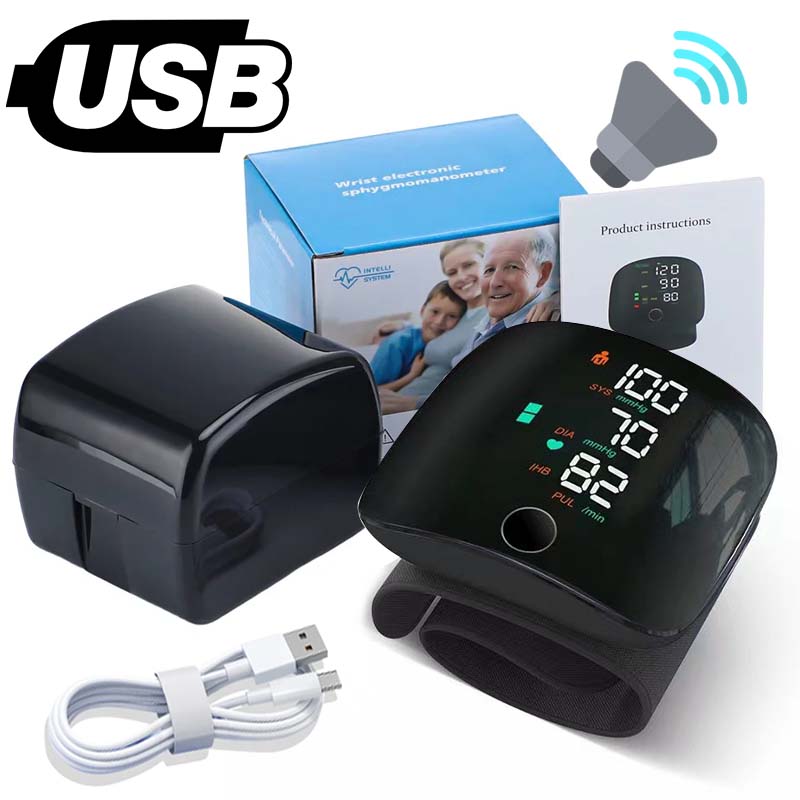 Wrist Blood Pressure Monitor, Portable Electric Blood Pressure