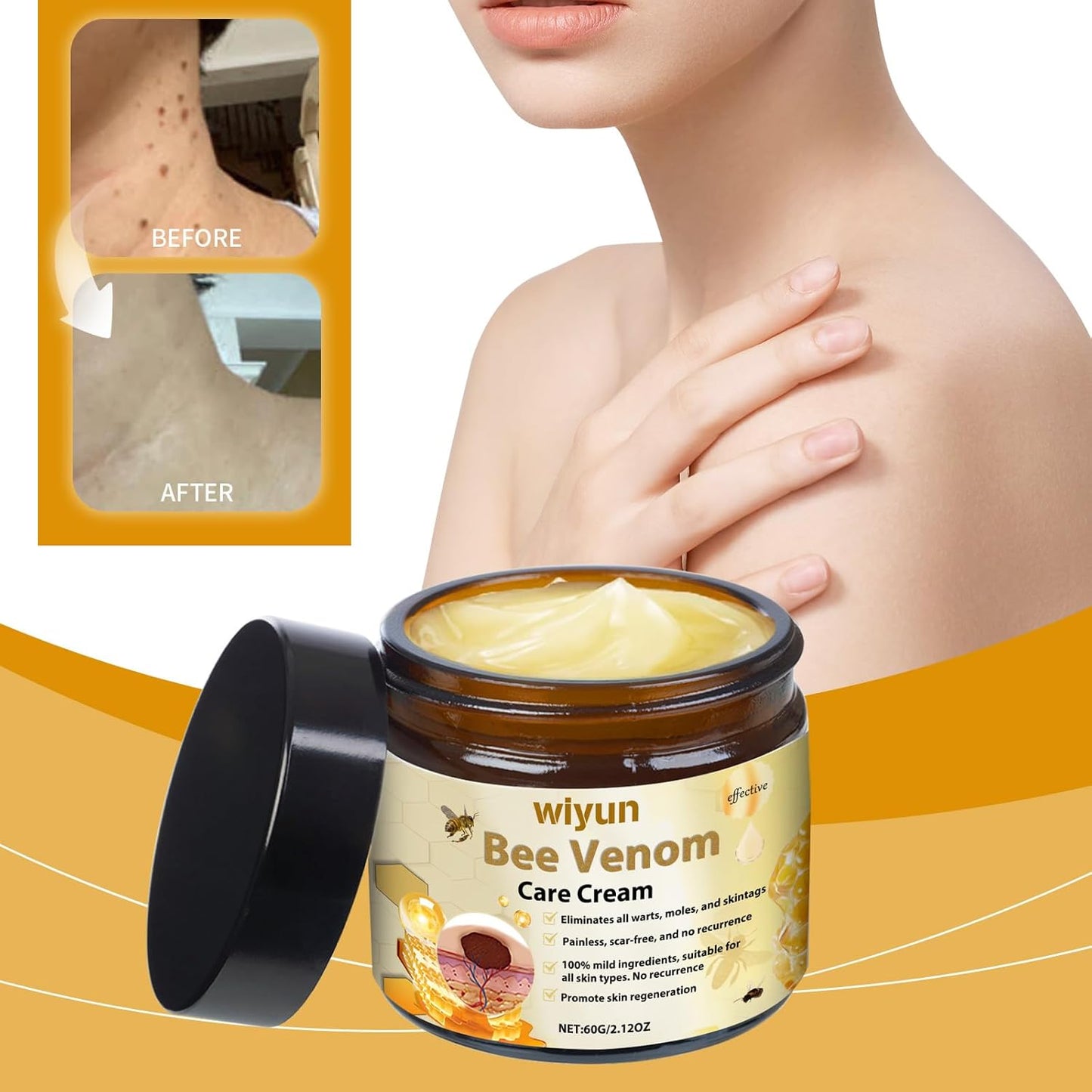 Bee Venom Skin Treatment Cream: Advanced Firming & Wrinkle-Reducing Bee Venom Repair Cream