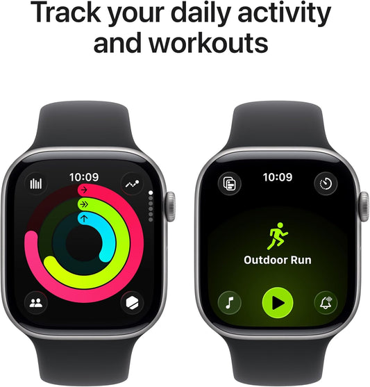 Apple Watch Series 11 GPS 46mm| Black Sport Band